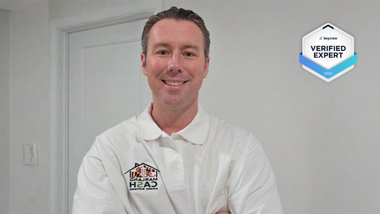 Maryland Cash Home Buyers Founder Justin Mitchell Named KeyCrew Verified Expert