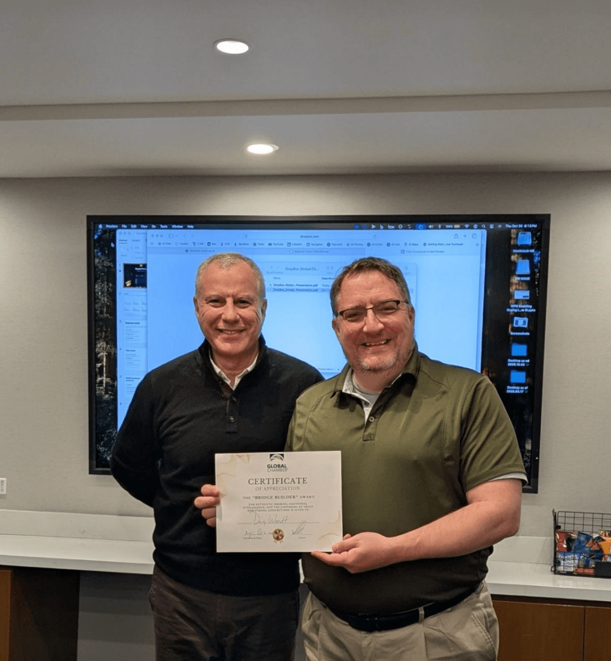 Wendt Partners Co-Founder Receives Global Chamber's Bridge Builder Award for International Business Leadership