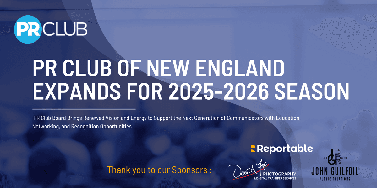 PR Club of New England Announces Revitalized Leadership and Strategic Vision for 2025-2026