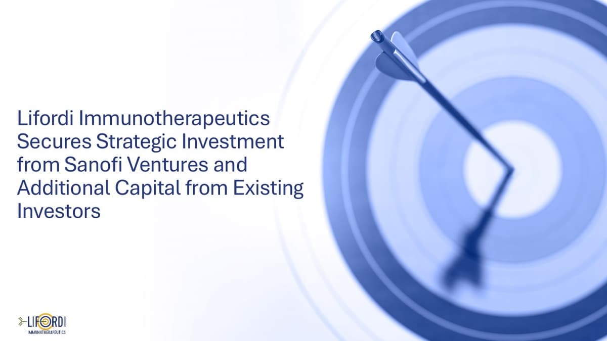 Lifordi Immunotherapeutics Secures $112 Million in Funding to Advance Autoimmune Disease Treatment